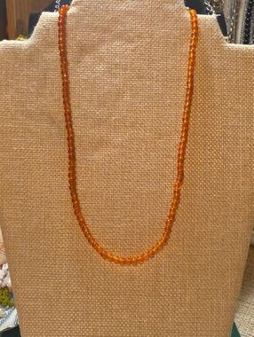 Carnelian Bead Necklace - Women Jewelry